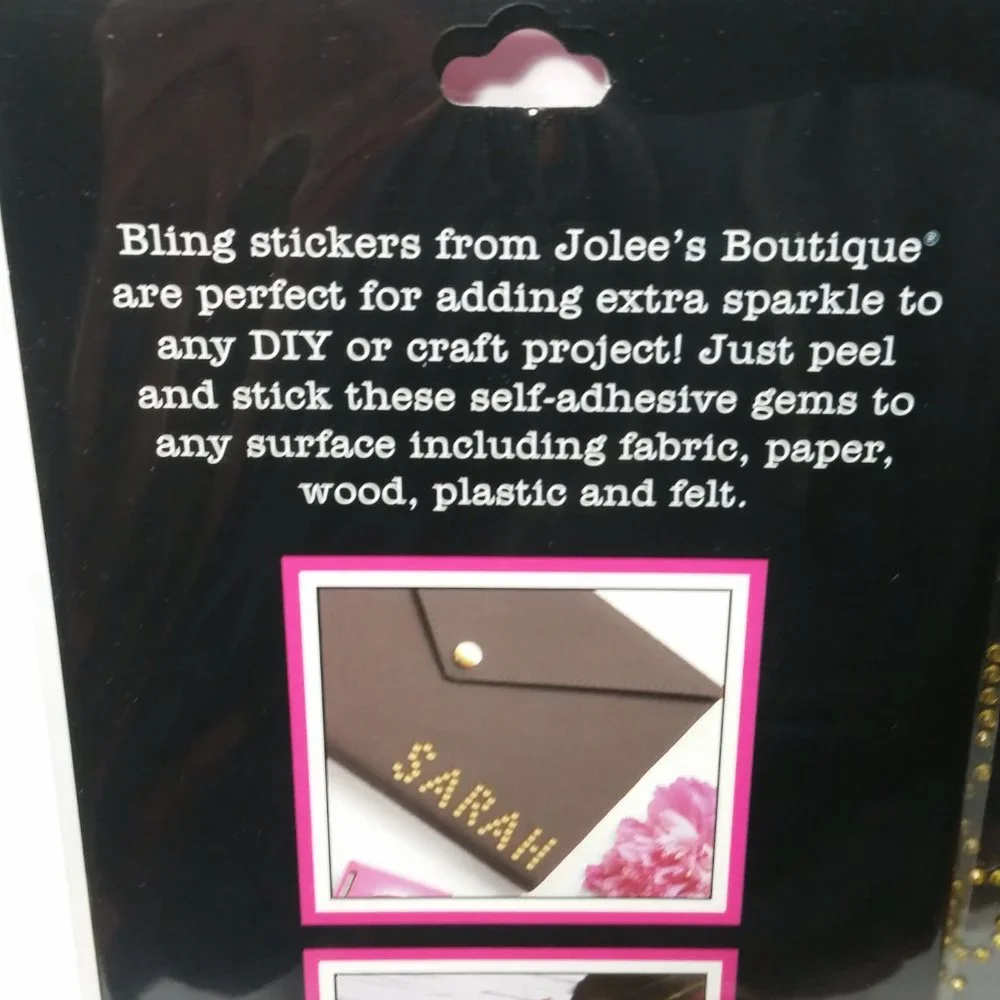 Bling Stickers Gold 2 Sheets 93 Pieces per Sheet L